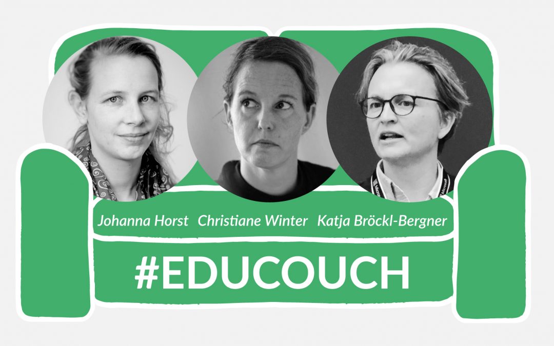 Chris­tia­ne Win­ter und Kat­ja Bröckl-Berg­ner von „Digi­tal 2&nbsp;School“